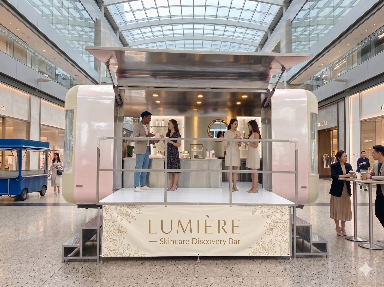 Lumière beauty discovery bar concept